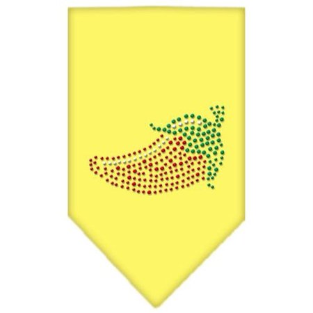 UNCONDITIONAL LOVE Chili Pepper Rhinestone Bandana Yellow Large UN759620